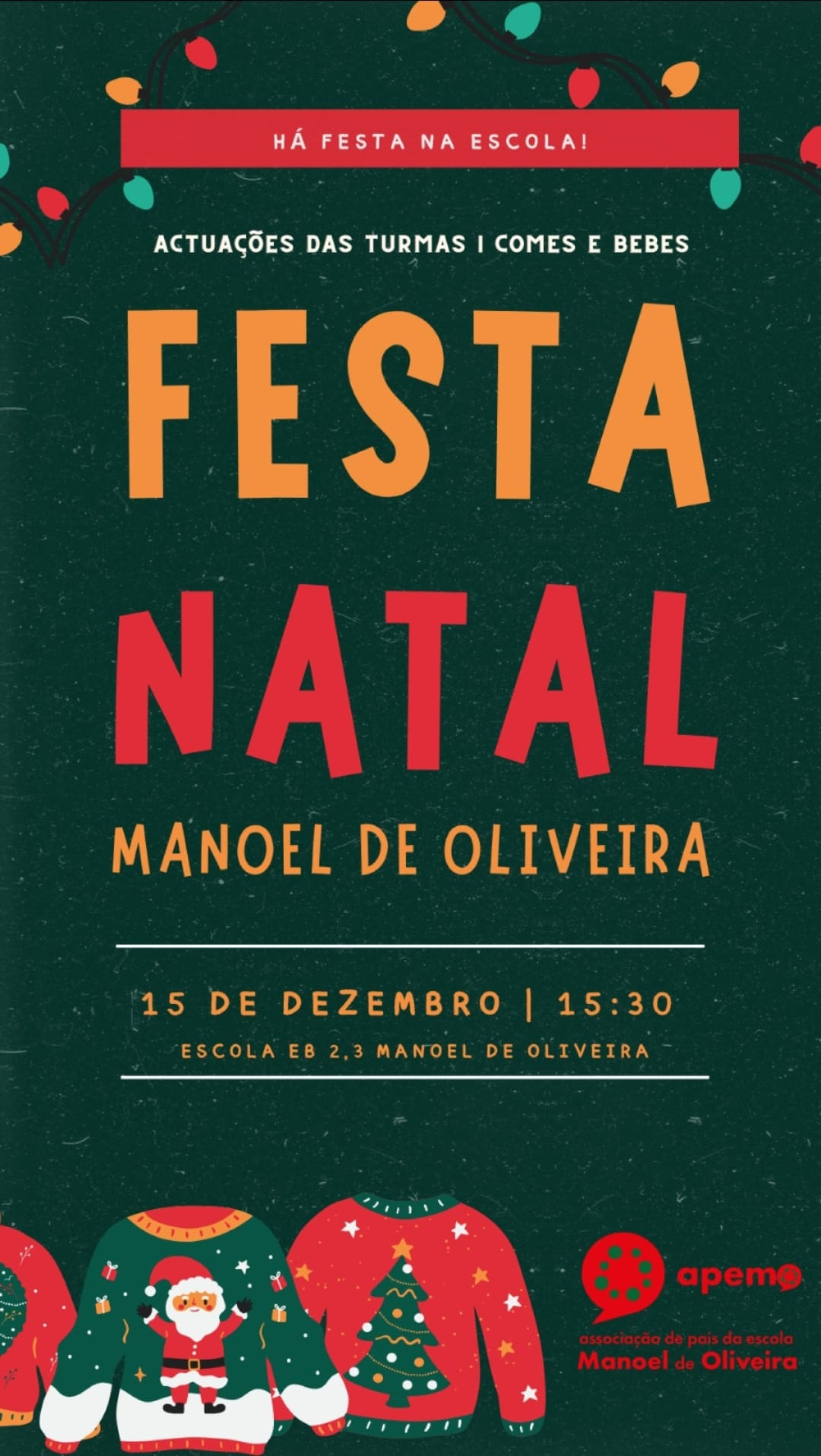  Festa de Natal na EB Manoel de Oliveira